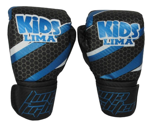 Luva Kids Boxe / Muay Thai Infantil Lima Fighter 4 Oz