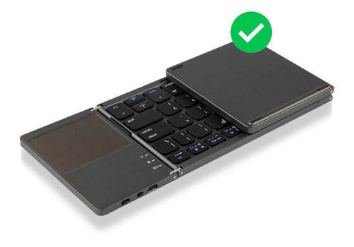 Mini Teclado Inalámbrico Bluetooth Plegable Recargable