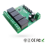 Domótica - Interruptor Wifi Tuya Smart 7v-32v Modulo 4 Relay