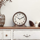 Nikky Home Reloj De Mesa Diseño Antiguo De Mantel Color Marr