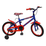 Bicicleta Infantil Aro 16 Menino Passeio Rodinhas Krs