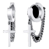 Aros Punk Cruz Silver Space Chains Hombre Mujer