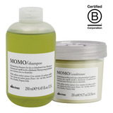 Kit Hidratante Shampoo Y Acondicionador Davines Momo 250 Ml