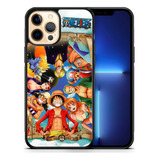 Funda Protectora Para iPhone One Piece Gang Tpu Case Anime