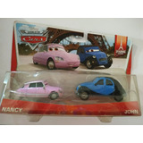 Disney Pixar Cars Nancy & John Diecast Paris Tour 2013