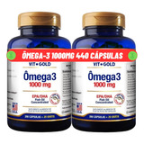 Ômega-3 1000mg 400 Cápsulas Importado Eua 