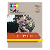 Papel Fotografico Mate Premium Doble Cara 6x8 270g 100 Hojas