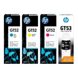 Combo Tinta Hp Gt53 + Gt52 Colores Original Gt5820 315 410