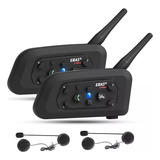 Intercomunicador Cascos Moto Bluetooth X2 1200m 6 Riders