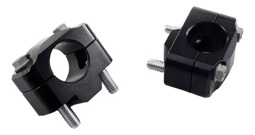 Anclajes Clamps Para Manubrio Fat 28.6mm Negros Black Neken