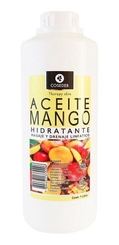 Aceite Masajes Profesional Mango 1 Litro Masoterapia