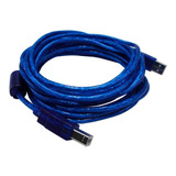 Cable Usb Para Impresora 5mts Mallado Con Filtro Videcom