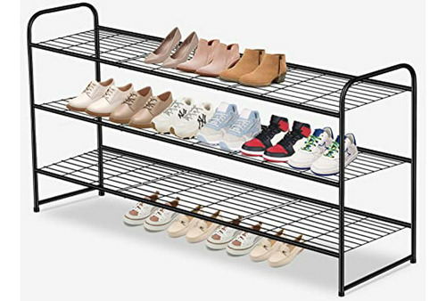 Organizador 3 Niveles Para Zapatos En Metal Para Closet