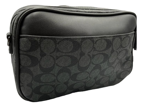 Bandolera Coach Negra De Hombre Premium Remate 6q4uqhq