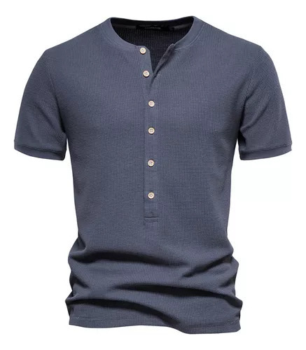 Camisas Henley For Hombre Camisas Informales De Punto