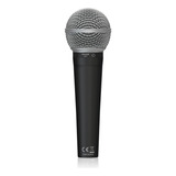 Behringer Sl 84c Microfono Vocal Dinámico Cardioide Voz Color Negro/gris