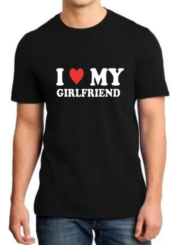 Camiseta I Love My Girlfriend  Adulto Camisa Envio 24 Hrs