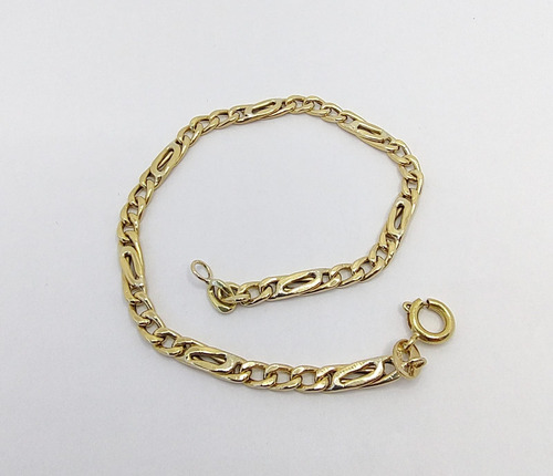 Pulseira Ouro 18k 750 Groumet 18cm