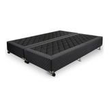 Base Box King Poliester 193x203x25cm Prorelax Preto Ahwt