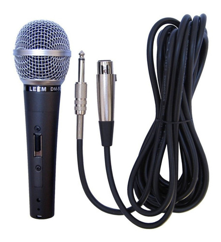 Microfono Profesional Leem Dm 302 Con Cable Canon - Plug