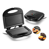 Sanduicheira Mini Grill Multilaser Gourmet Preto 750w  220v