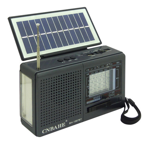 Radio Receptor Multibanda Portatil Solar Cnbahe