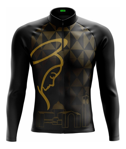 Camisa De Ciclismo Manga Longa Proteção Solar Uniforme 2023