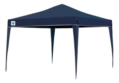 Barraca Gazebo Tenda Praia Dobravel Sanfonada 3x3m Azul Mor