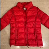 Campera Paula Cahen Danvers Roja Inflada Impermeable Abrigo