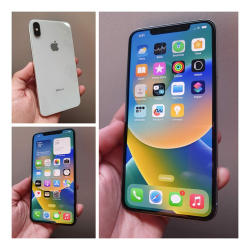 iPhone XS Max Blanco Seminuevo 64gb Libre Factura Accesorios