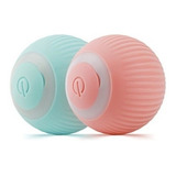 2 Peças De Brinquedo Inteligente Spinning Ball Pet Cat Silic