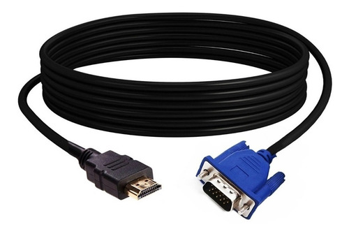 Cabo Hdmi Macho Para Vga Macho 3 Metros Pc Note Tv Monitor