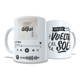 Pocillo Taza Mug Spotify Personalizada Fotos Regalo Canción