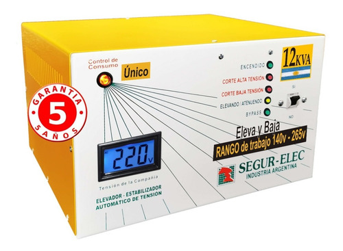 Elevador Automático De Tensión 12 Kva Rango 140-245v Oferta