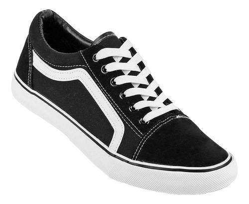 Tenis Basico Hombre Negro Textil Torrente 14703803