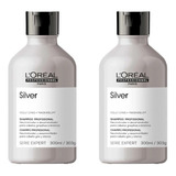 Shampoo Loreal Silver - Desamarelador - 300ml - 2 Unidades