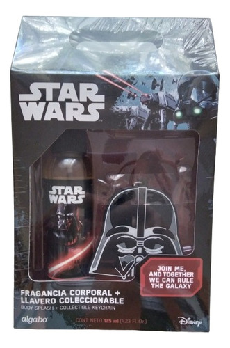 Body Splash Spray Dark Vader Star Wars 125 Ml Algabo