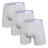 Bóxer Brief Lacoste Color Gris 3 Pack Algodón 100% Original