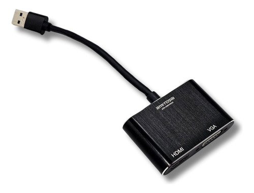 Adaptador Usb 3.0 Hdmi Vga Full Hd 1080 Amitosai Placa Video