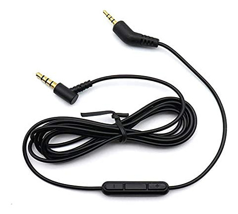 Cable De Audio Compatible Bose Qc3 Con Micrófono Y Control