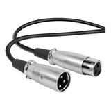 Cabo Xlr Balanceado Macho Femea 3 Metros P/ Microfone Bm800