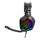 Fone Gamer Pc Headset Usb Fortrek Black Hawk Rgb Preto