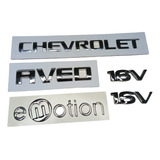 Emblemas Traseros Chevrolet Aveo Emotion Y 16v