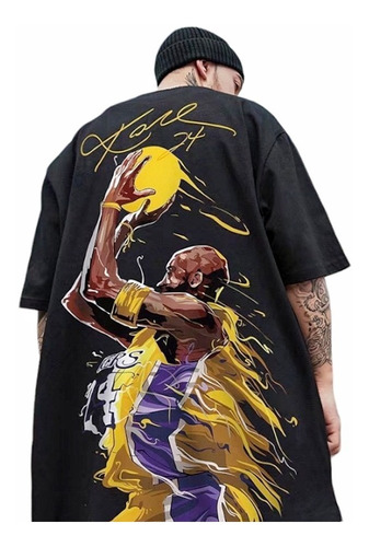 Remera Unisex Basquet Lakers Kobe/james 100%algodón220gramos