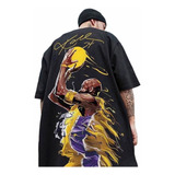 Remera Unisex Basquet Lakers Kobe/james 100%algodón220gramos