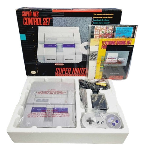84- Console Super Nintendo Control Set Serial Batendo