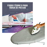 Forro Capa Tábua De Passar Roupa Produto Metalizado 140x50cm