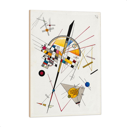 Cuadro Kandinsky Abstracto Decorativo Tension Suave 33x48cm