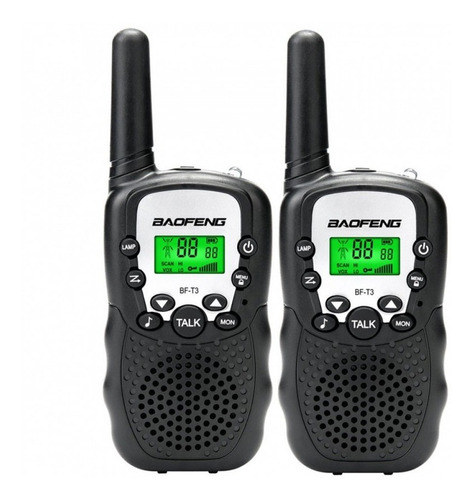 2 Walkie Talkie Intercomunicadores Baofeng Niños Boquitoqui