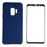 Funda Silicona  + Glass Compatible Con Celular Samsung  S9